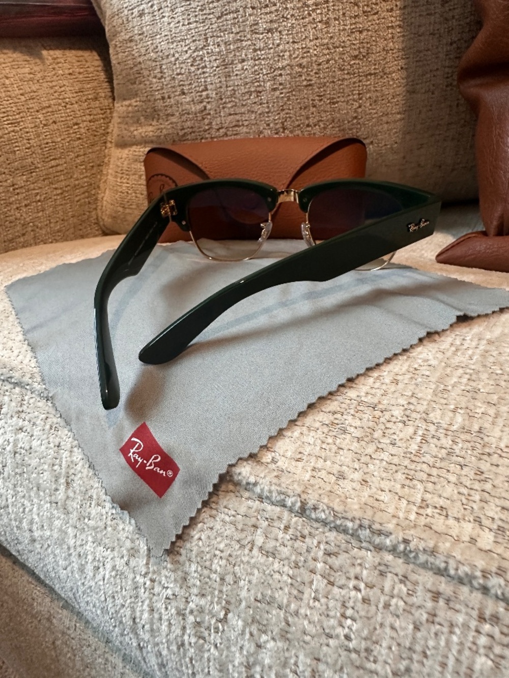 Ray-Ban RB0316S Mega Clubmaster Green Sunglasses - Picture 4 of 6